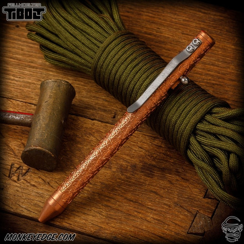 Fellhoelter TiBolt Pen - Copper Tumbled Pentagram