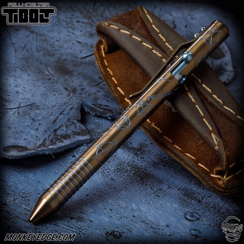 Fellhoelter TiBolt Pen - Titanium Two Tone Anarchy Cptn Axel Collab
