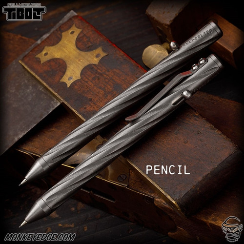 Fellhoelter TiBolt ReLeaded Pencil - Titanium Two Tone Spiral Fluted