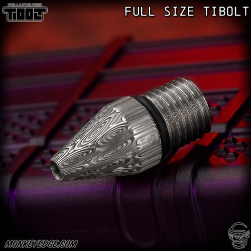 Fellhoelter TiBolt Tip - Damasteel Bluetongue