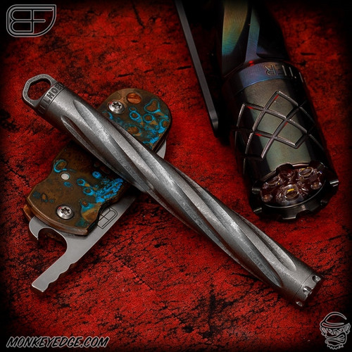 Fellhoelter TiCache - Titanium Two Tone Tumbled Spiral Fluted (Sterile Body)