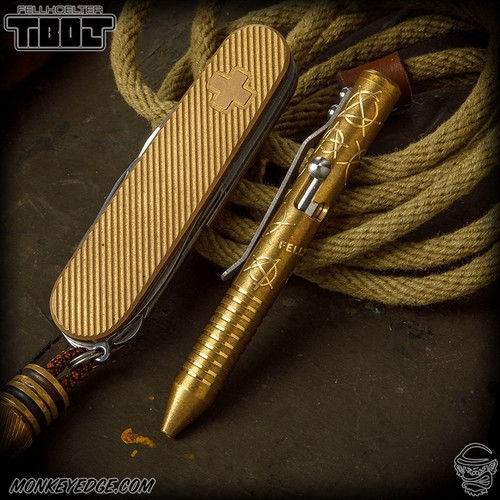 Fellhoelter TiNyBolt - Brass Tumbled Anarchy w/Rings
