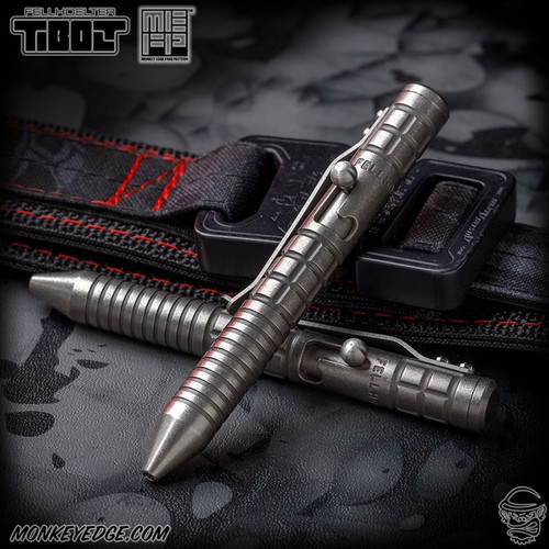 Fellhoelter TiNyBolt - Titanium Two Tone Monkey Edge FRAG Pattern w/Rings