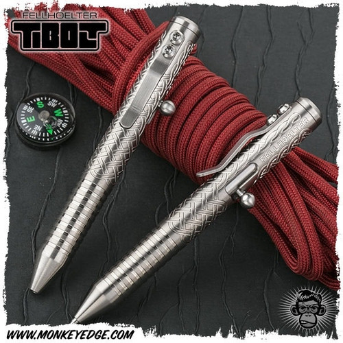 Fellhoelter TiNyBolt Pen - Titanium Engraved