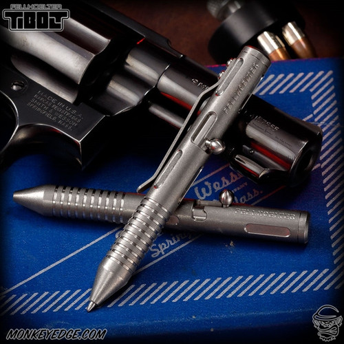 Fellhoelter TiNyBolt Pen - Titanium Tumbled Deluxe