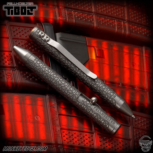 Fellhoelter TiNyBolt Pen - Titanium Two Tone Pentagram