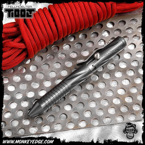 Fellhoelter TiNyBolt Pen - Zirconium Fluted Spiral