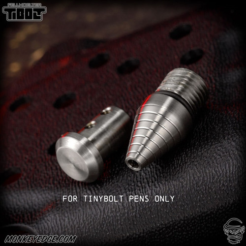 Fellhoelter TiNyBolt Tip + End Cap - Titanium Spiral