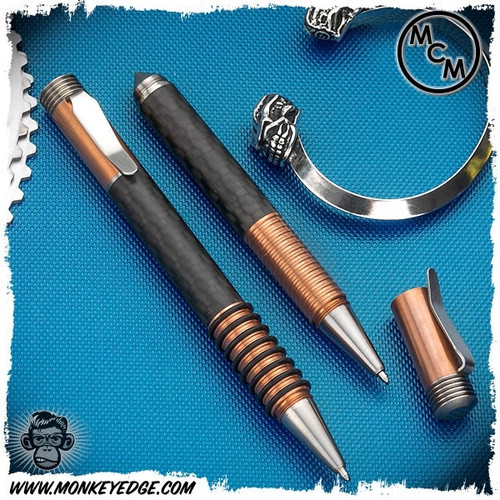 Matthew Martin Cap Pen: Copper/Carbon Fiber w/Titanium (500CuTiCF)