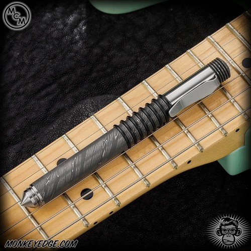 Matthew Martin Cap Pen: Slow Spiral Damascus (500DaTiDa)