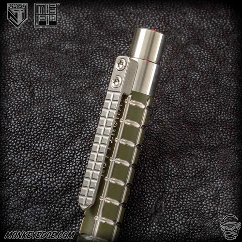 Nottingham Tactical: Machined Pocket Clip Kit - Tumbled Monkey Edge FRAG Pattern
