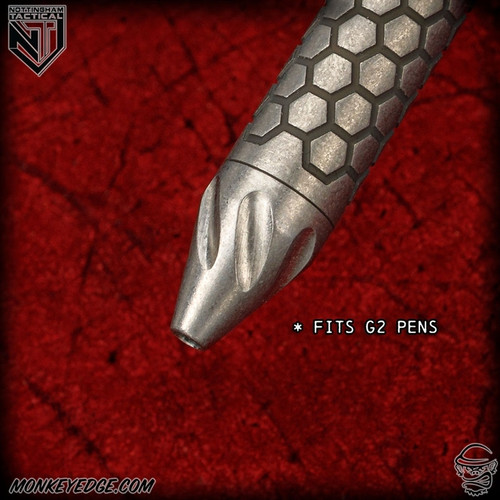 Nottingham Tactical: Machined Tip for G2 Pens - Tumbled Helix