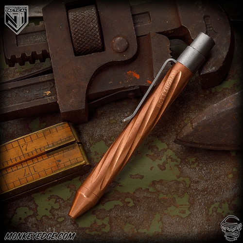Nottingham Tactical: G2 Mini Pen - Copper Tumbled Spiral Fluted - TiClicker