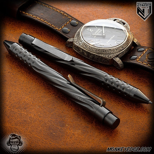 Nottingham Tactical: Standard Pen - Zirconium Spiral Fluted w/Dots - TiClicker