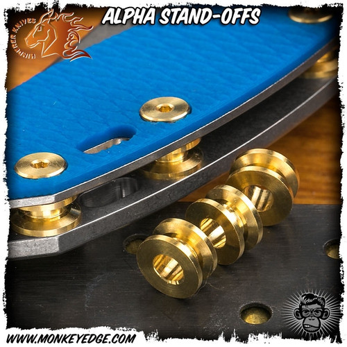 Monkey Edge - Hinderer Stand Offs: XM-18 3 in - Brass