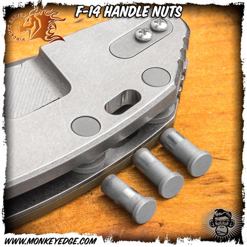 Hinderer Handle Nuts F-14: Stainless Steel Working Finish - XM-24