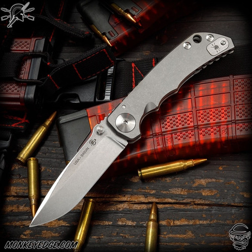 Spartan Blades Folder SHF (Spartan Harsey Folder) - Stonewashed