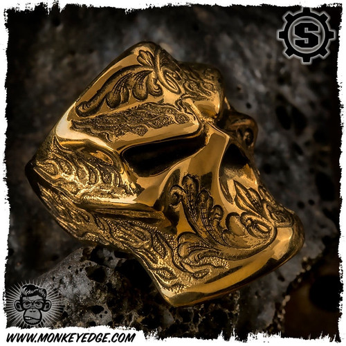 Starlingear Ring: Stealth Puncher - 18K Gold Takeuchi Engraved