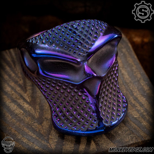 Starlingear Ring: Stealth Blade Checkered Puncher - Titanium Purple