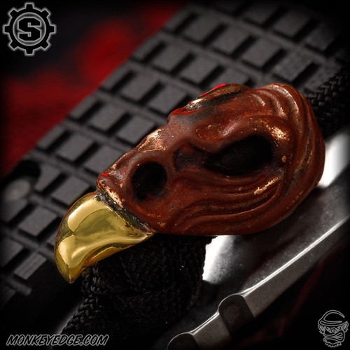 Starlingear Bead: Buzzard - Copper/Brass