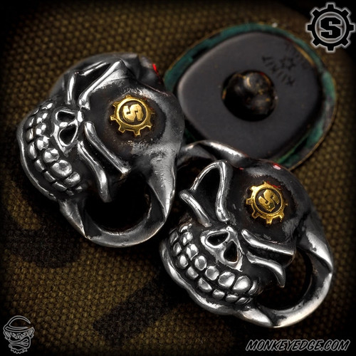 Starlingear Boot Lacers: Slickster w/S-Gears - Silver/Brass (Set of 2)