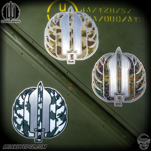 Strider Knives Sticker: Camo Series Logo Pack #3