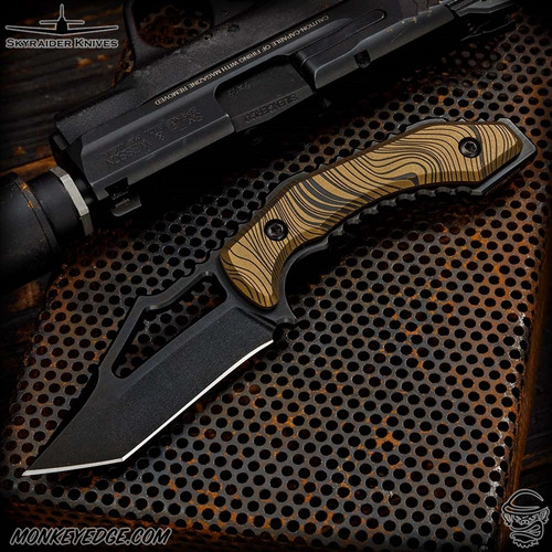 Skyraider Knives: SRK-1/Mustang Grips - Bronze Beskar Limited Edition