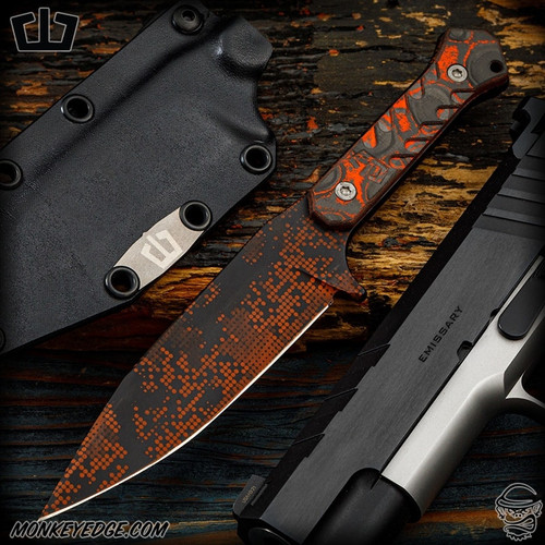 Blackside Customs Fedele X - Orange Night Camo/Camo Carbon Fiber