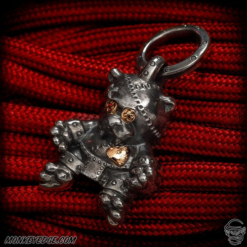 Dmitry Streltsov Pendant: Bad Teddy - Silver/22k Gold