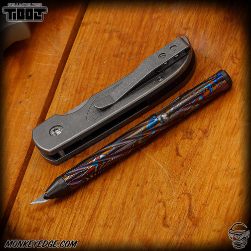 Fellhoelter CrafTiBolt Knife - Mokuti Spiral Fluted