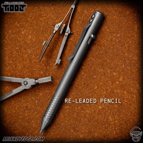 Fellhoelter TiBolt ReLeaded Pencil - Titanium Tumbled