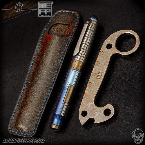Dmitry Streltsov Pen: Ace - Titanium Blue/Bronze Monkey Edge FRAG Pattern (DSP0354-MG429)