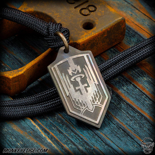 Bawidamann Pendant Archangel Michael - Titanium Blackened Armor
