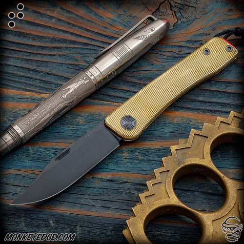 Tactile Knife Co: Bexar Slip Joint - Bronze/DLC