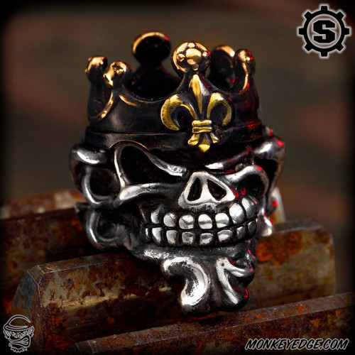 Starlingear Bead: Slickster King - Silver/Copper/Brass