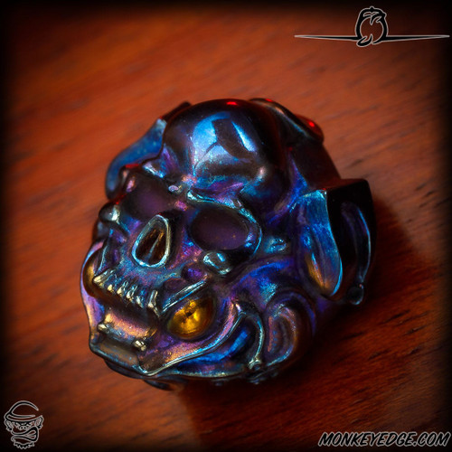 Dmitry Streltsov Bead: Froggy Skull - Cobalt (DSP0340-MQ143)