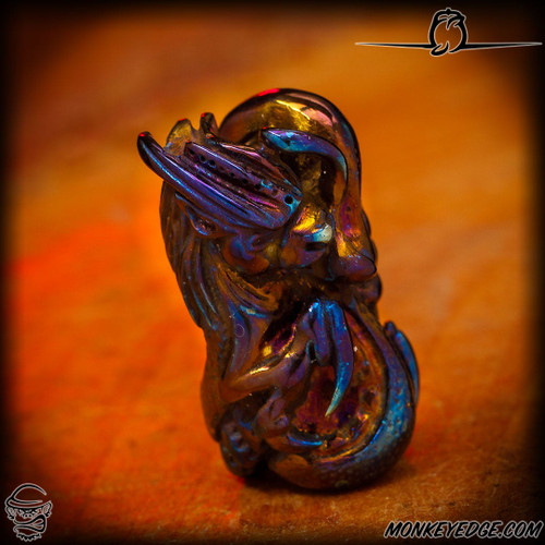 Dmitry Streltsov Bead: Dragon - Cobalt