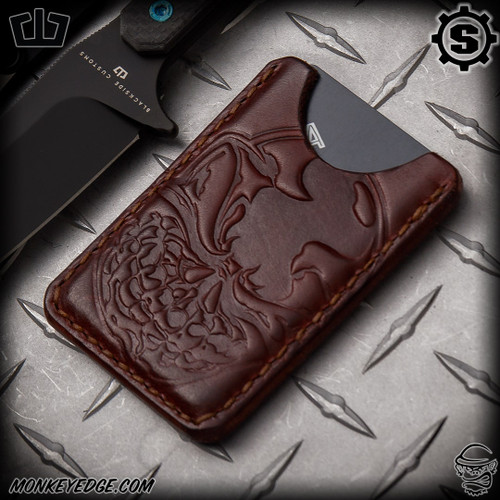Blackside Customs: Starlingear Leather Single Sleeve Wallet - Mahogany Slickster