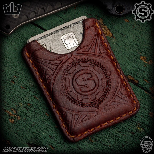 Blackside Customs: Starlingear Leather Single Sleeve Wallet - Mahogany S-Gear