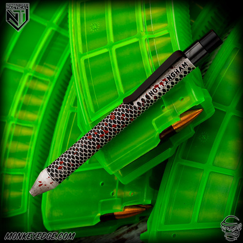 Nottingham Tactical: Standard Pen - Custom Stormtrooper Cptn Axel Carved w/Zirconium Mech - TiClicker