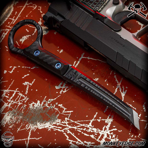 RMJ Tactical Fixed Blade: Stabby Guy (SG) - Textured Blackout