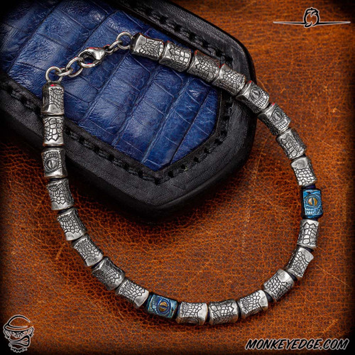 Dmitry Streltsov Bracelet: Dragon Eye - Silver/Cobalt (DSP0377-MQ164)