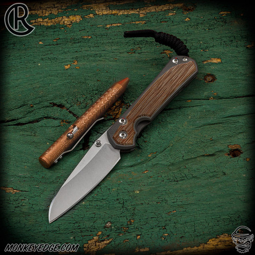 Chris Reeve Knives Folder: Sebenza 31 Small Inlay - Insingo Natural Micarta