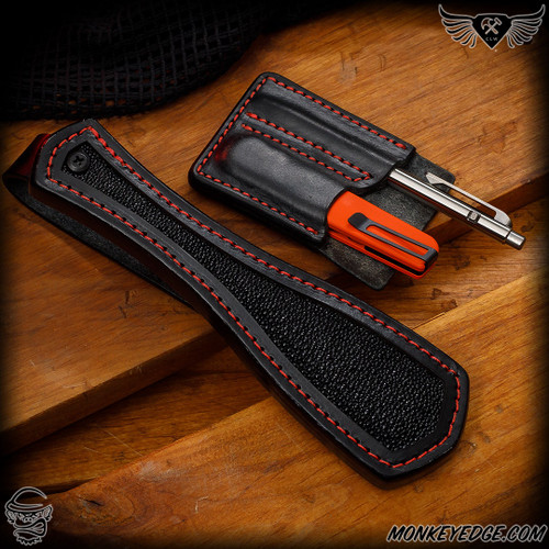 Chattanooga Leather Works: RMJ Tactical SES Sap w/Strap - Black/Stingray