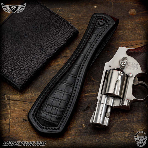 Chattanooga Leather Works: RMJ Tactical SES Sap w/Strap - Black/Nile Croc