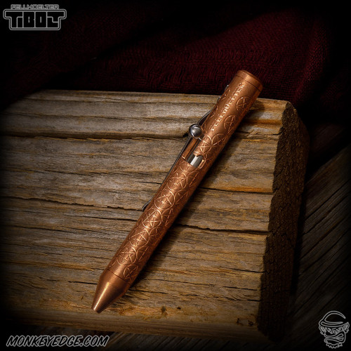 Fellhoelter TiNyBolt Pen - Copper Tumbled Pentagram
