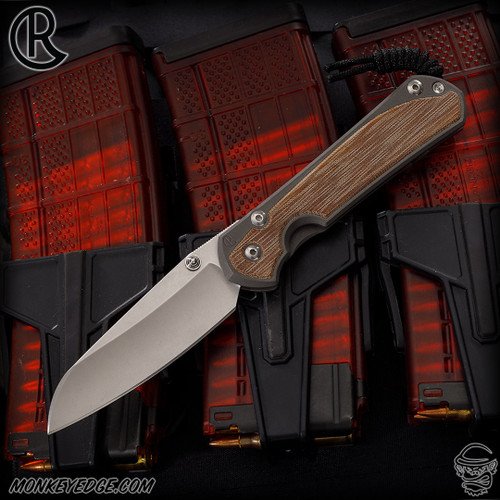 Chris Reeve Knives Folder: Sebenza 31 Large Inlay - Insingo Natural Micarta