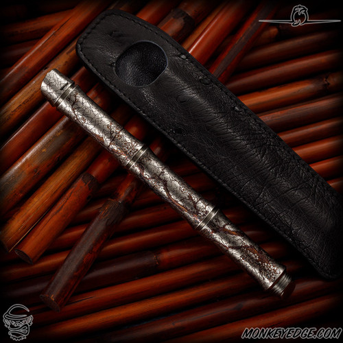 Dmitry Streltsov Pen: Kamikaze - Sakura Engraved Satin/Bronze