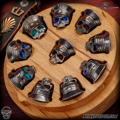 Dmitry Streltsov Bead: Lucky Officer Bead Set - Titanium/Gold