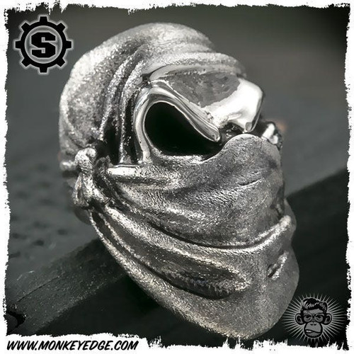 Starlingear Bead: Slickster Scud Hunter - Silver Textured